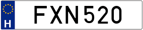 Truck License Plate